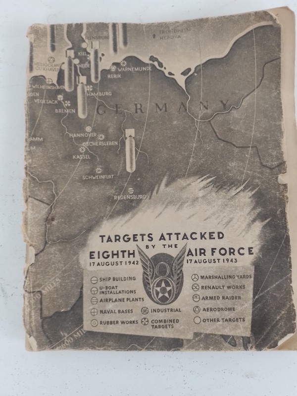 Targets attacked by the eight air force - British edition - 1944 - ZELDZAAM
